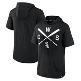 Chicago White Sox Fanatics Iconic Rebel Short Sleeve Hooded Top Online