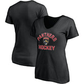 Florida Panthers Fanatics Women' s Overtime V-Neck T-Shirt - Black | Fanatics discount
