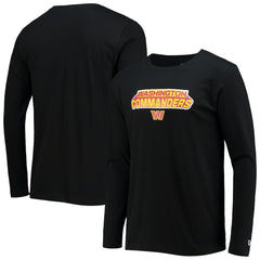 Washington Commanders New Era Long Sleeve T-Shirt - Black - NFL