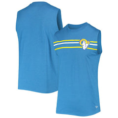 Los Angeles Rams New Era Brushed Sleeveless Tank Top - Royal - NFL