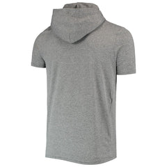 Seattle Seahawks New Era Team Brushed Hoodie T-Shirt - Heathered Gray - NFL