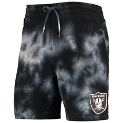 Las Vegas Raiders New Era Tie-Dye Shorts - Black - NFL