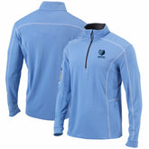 Columbia Memphis Grizzlies Shotgun Omni-Wick Quarter-Zip Pullover Jacket Light Blue