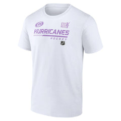 Carolina Hurricanes NHL Hockey Fights Cancer T-Shirt - White | NHL discount