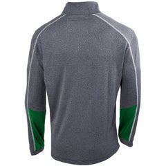 Columbia Milwaukee Bucks Omni-Wick Shotgun 2.0 Quarter-Zip Pullover Top Heathered Gray/Green
