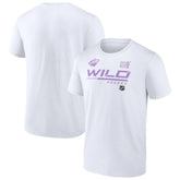Minnesota Wild NHL Hockey Fights Cancer T-Shirt - White | NHL on sale