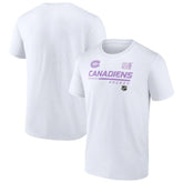 Montreal Canadiens NHL Hockey Fights Cancer T-Shirt - White | NHL discount