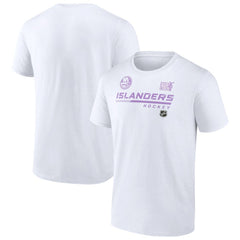 New York Islanders NHL Hockey Fights Cancer T-Shirt - White | NHL sale