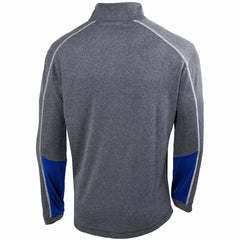 Columbia New York Knicks Omni-Wick Shotgun 2.0 Quarter-Zip Pullover Top Heathered Gray/Blue