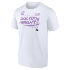 Vegas Golden Knights NHL Hockey Fights Cancer T-Shirt - White | NHL sale