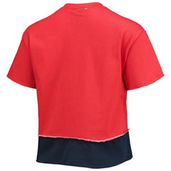Atlanta Braves Refried Apparel Women's Cropped T-Shirt Discount