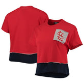St. Louis Cardinals Refried Apparel Women's Cropped T-Shirt Discount