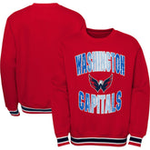 Washington Capitals Youth Classic Blueliner Pullover Sweatshirt - Red | NHL Clearance