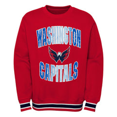 Washington Capitals Youth Classic Blueliner Pullover Sweatshirt - Red | NHL Clearance