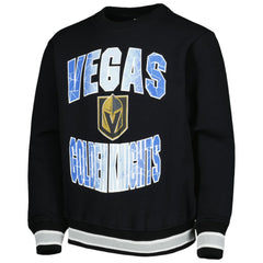 Vegas Golden Knights Youth Classic Blueliner Pullover Sweatshirt - Black | NHL Lifestyle