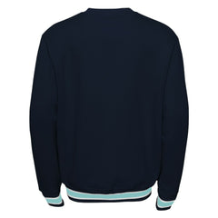 Seattle Kraken Youth Classic Blueliner Pullover Sweatshirt - Deep Sea Blue | NHL Clearance
