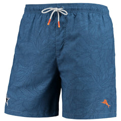 Dallas Cowboys Naples Layered Leaves Swim Trunks - Navy - Tommy Bahama