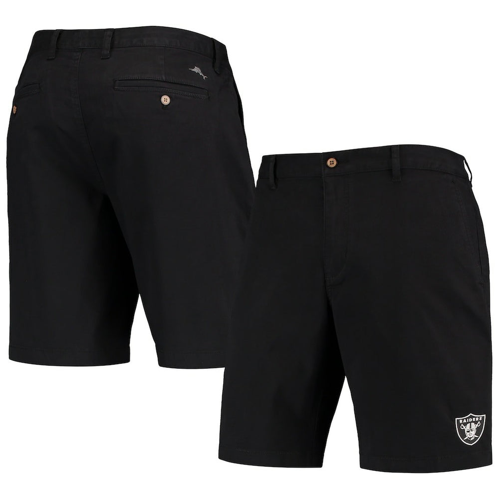 Las Vegas Raiders Boracay Tri-Blend Shorts - Black - Tommy Bahama