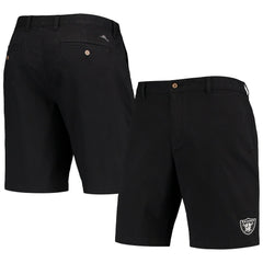 Las Vegas Raiders Boracay Tri-Blend Shorts - Black - Tommy Bahama