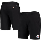 Pittsburgh Steelers Boracay Tri-Blend Shorts - Black - Tommy Bahama