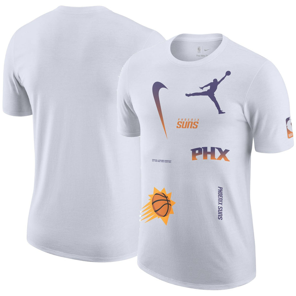 Phoenix Suns Jordan Brand Courtside Statement Edition Max90 T-Shirt White
