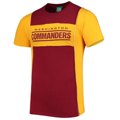 Washington Commanders Refried Apparel Split Side T-Shirt - Burgundy - NFL