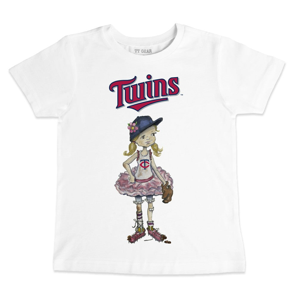 Minnesota Twins Tiny Turnip Youth Baseball Babes T-Shirt Online