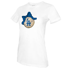 Los Angeles Dodgers Tiny Turnip Women's Baseball Bow T-Shirt for sale