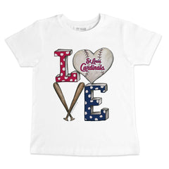 St. Louis Cardinals Tiny Turnip Youth Baseball Love T-Shirt Outlet