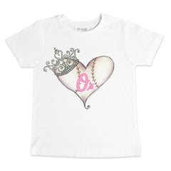 Baltimore Orioles Tiny Turnip Youth Baseball Tiara Heart T-Shirt Outlet