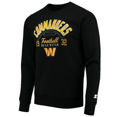 Washington Commanders Starter Pullover Sweatshirt - Black - NFL