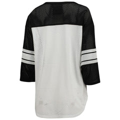 Washington Commanders G-III 4Her by Carl Banks Women's First Team 3/4-Sleeve Mesh T-Shirt - White/Black - NFL