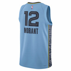 Ja Morant Memphis Grizzlies Jordan Brand Unisex Swingman Jersey Statement Edition Light Blue