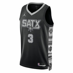 Keldon Johnson San Antonio Spurs Jordan Brand Unisex Swingman Jersey Statement Edition Black