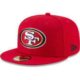 San Francisco 49ers New Era Team 59FIFTY Fitted Hat - Scarlet - NFL