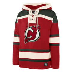 Martin Brodeur New Jersey Devils '47 Retired Player Name & Number Lacer Pullover Hoodie - Red | 47 brand sale