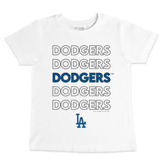 Los Angeles Dodgers Tiny Turnip Youth Stacked T-Shirt Discount