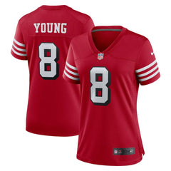 Steve Young San Francisco 49ers Women's Alternate Game Jersey - Scarlet - Nike
