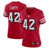 Ronnie Lott San Francisco 49ers Women's Alternate Game Jersey - Scarlet - Nike