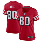 Jerry Rice San Francisco 49ers Women's Alternate Game Jersey - Scarlet - Nike