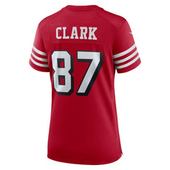 Dwight Clark San Francisco 49ers Women's Alternate Game Jersey - Scarlet - Nike
