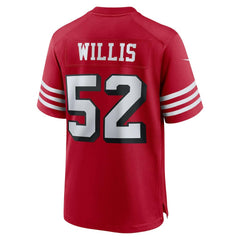 Patrick Willis San Francisco 49ers Retired Player Alternate Game Jersey - Scarlet - Nike