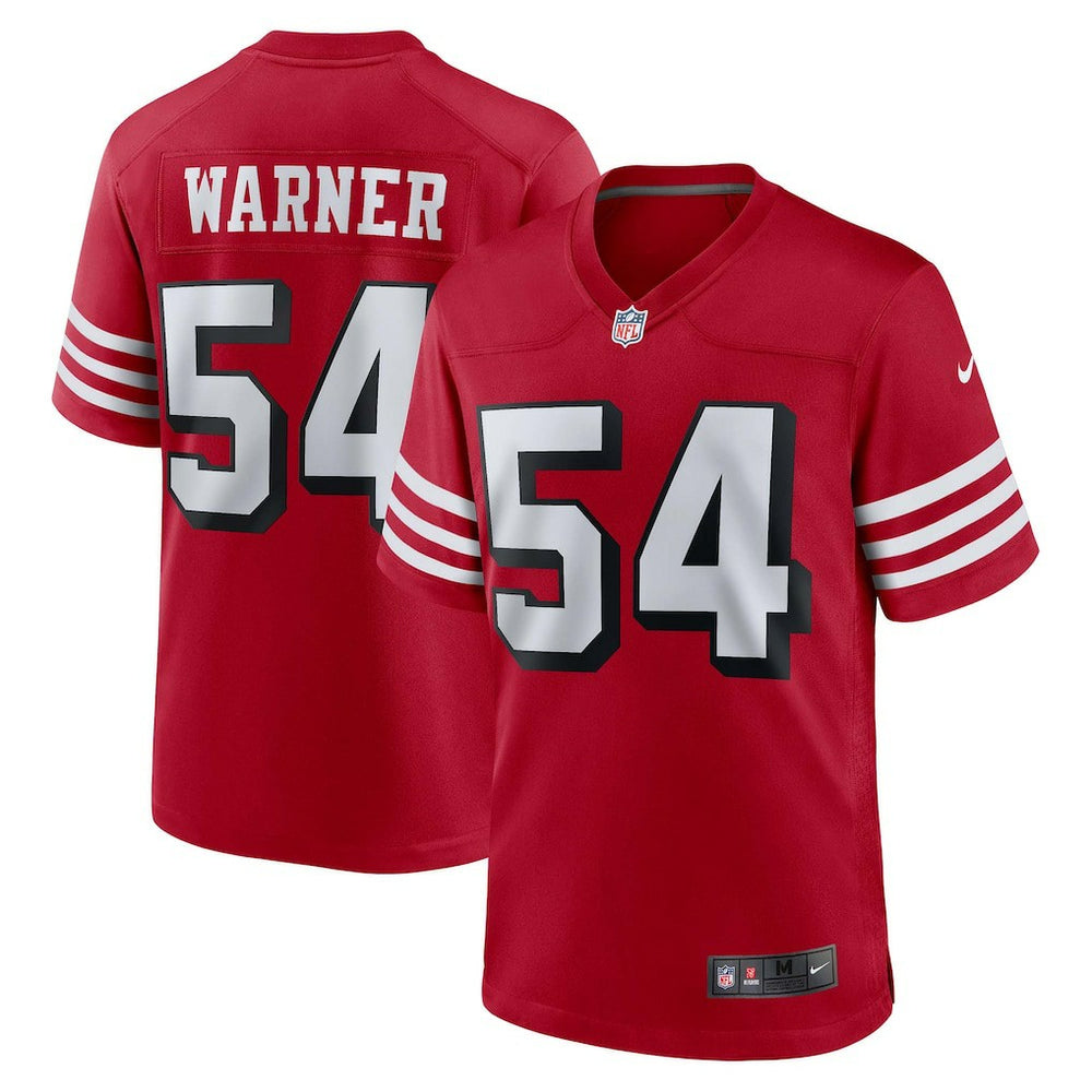 Fred Warner San Francisco 49ers Alternate Game Jersey - Scarlet - Nike