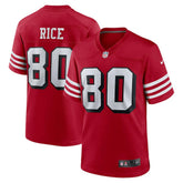 Jerry Rice San Francisco 49ers Retired Player Alternate Game Jersey - Scarlet - Nike
