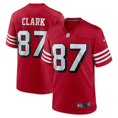 Dwight Clark San Francisco 49ers Retired Player Alternate Game Jersey - Scarlet - Nike