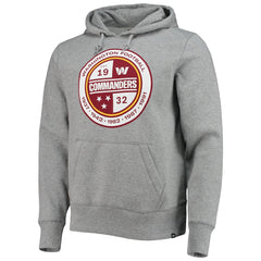 Washington Commanders '47 Imprint Headline Pullover Hoodie - Gray - 47 brand