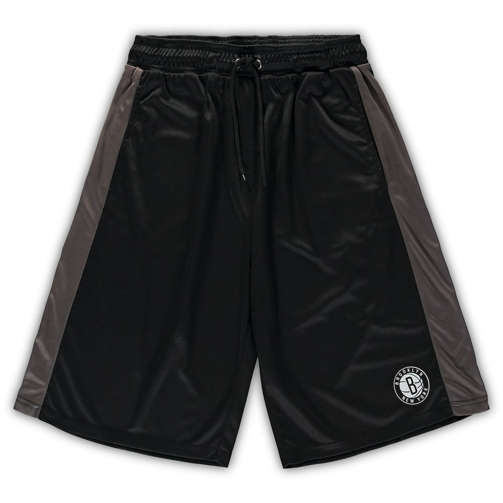 Fanatics Brooklyn Nets Big & Tall Performance Shorts Black/Charcoal