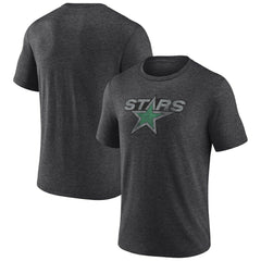 Dallas Stars Wraparound Tri-Blend T-Shirt - Charcoal | NHL online