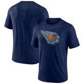 Edmonton Oilers Wraparound Tri-Blend T-Shirt - Navy | NHL discount