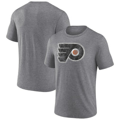 Philadelphia Flyers Wraparound Tri-Blend T-Shirt - Heather Gray | NHL Lifestyle